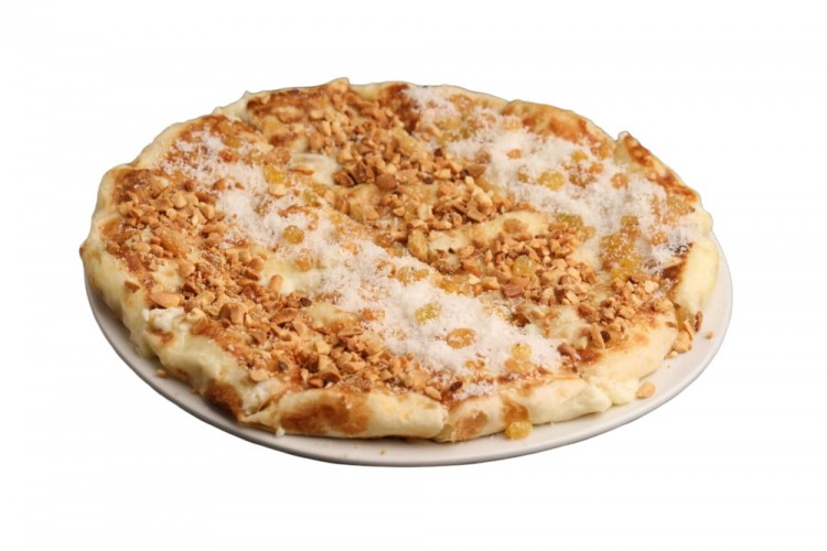 فطيره كريمه و سكر و مكسرات